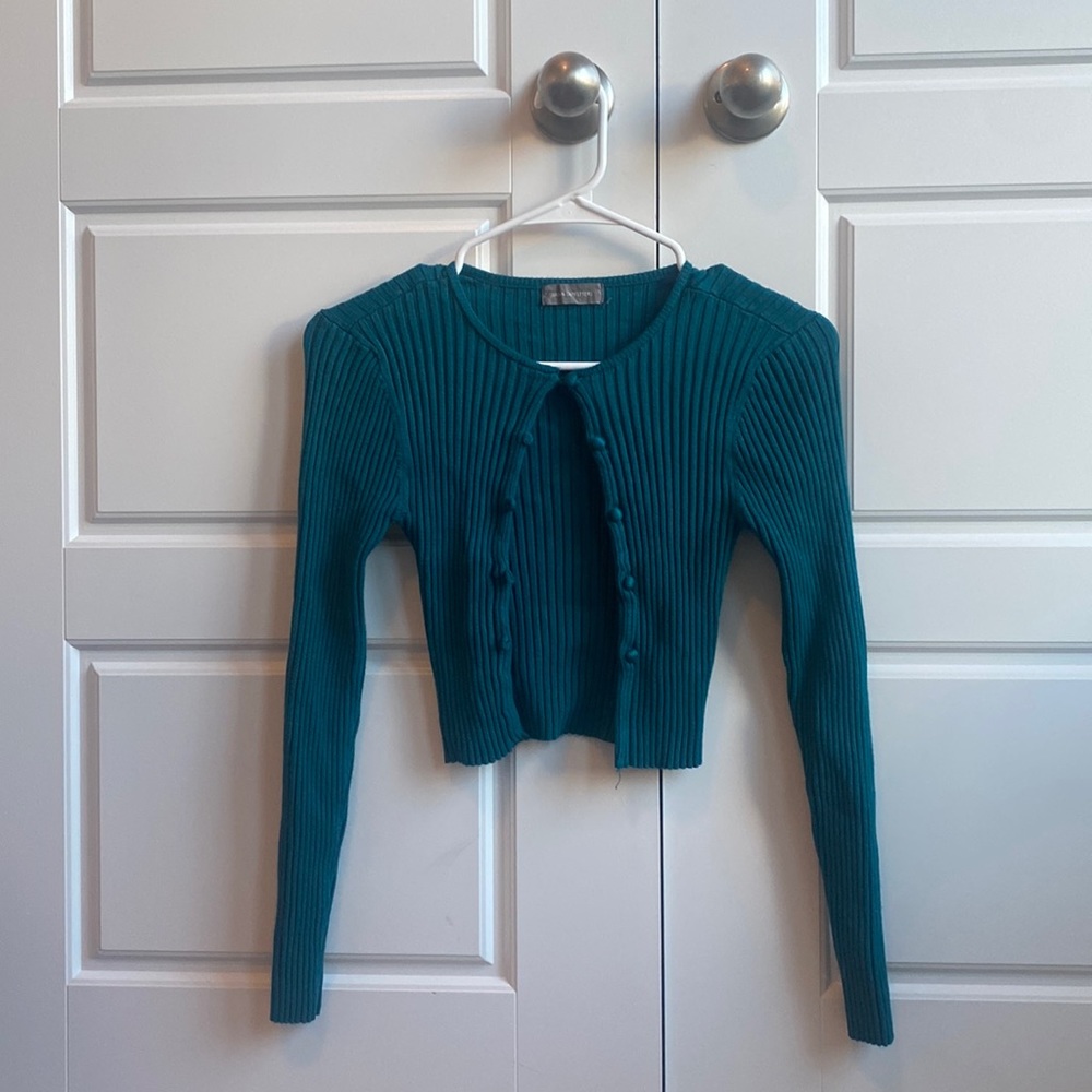 Tight button up cardigan